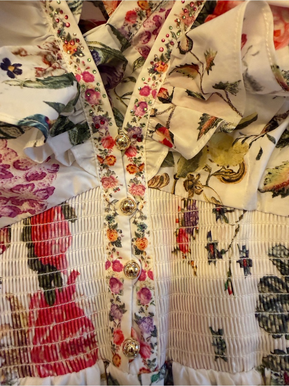 Camilla Tiered Organic Cotton Maxi Dress – Size Small - Picture 7 of 13